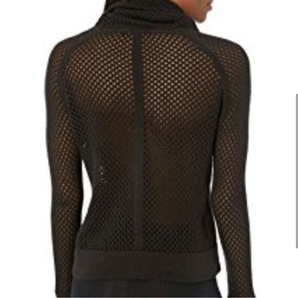 Prana Translucent Cowl Neck Sweater Black - Picture 11 of 11